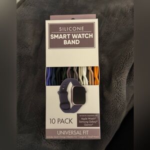 Silicone Smart Watch Band 10-Pack - Universal Fit NWT